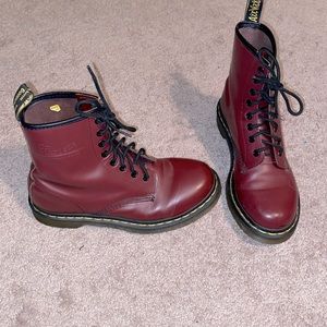 Cherry 1460 Doc Martens